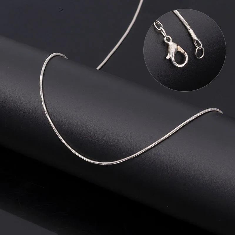 2mm Stainless Steel Snake Necklace Titanium Jewelry Gift